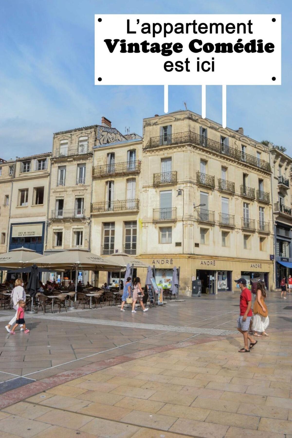 L'Atelier - Climatisation Et Vue Place De La Comedie Montpellier Exteriér fotografie
